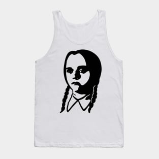 original wednesday addams outline Tank Top